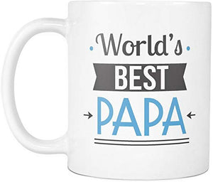 World's Best Papa Mug - Best Papa Ever Mug - Father's Day Gift